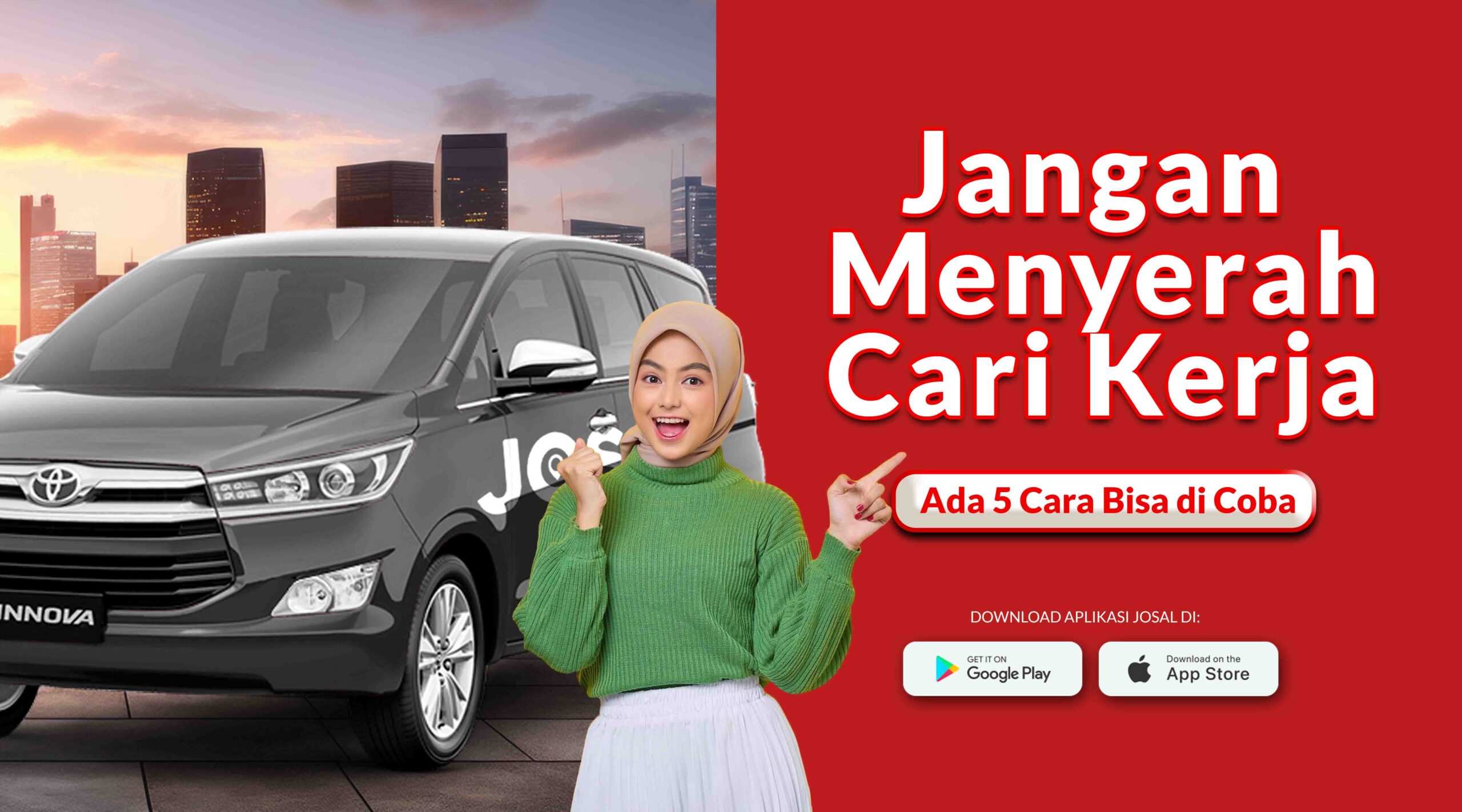 Josal – Daftar Jo-Car, 1 dari 5 Cara yang Bisa Dilakukan untuk Tetap Semangat Cari Kerja